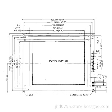 China Top Stn LCD Display for Car Aduio